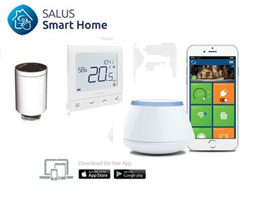 Salus Smart Home pakke til trådløs radiatorsystem - Til 1 radiator